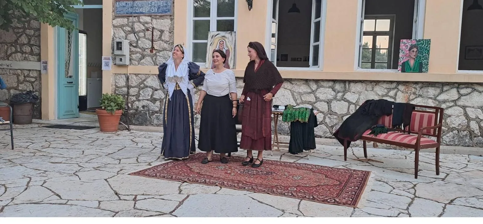 Impression from the evening “the soul yearns to be expressed” at the school in Neochori (3)