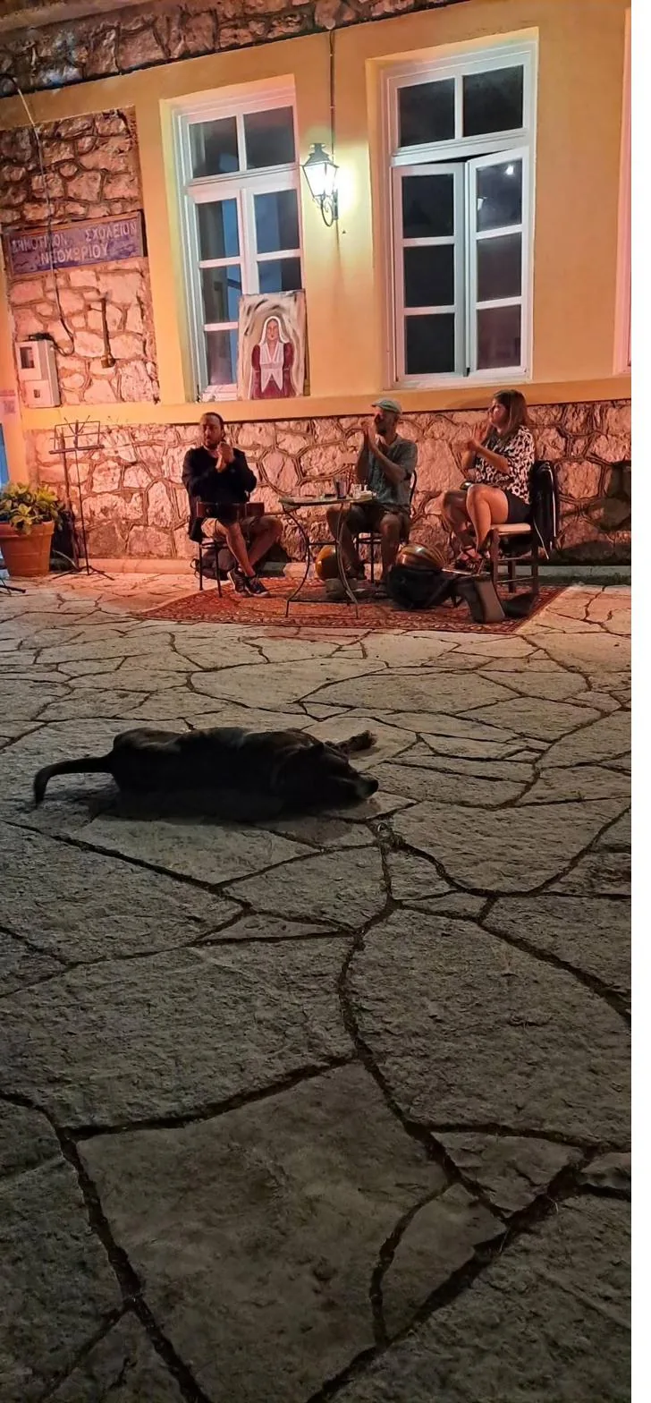 Impression from the evening “the soul yearns to be expressed” at the school in Neochori (9)