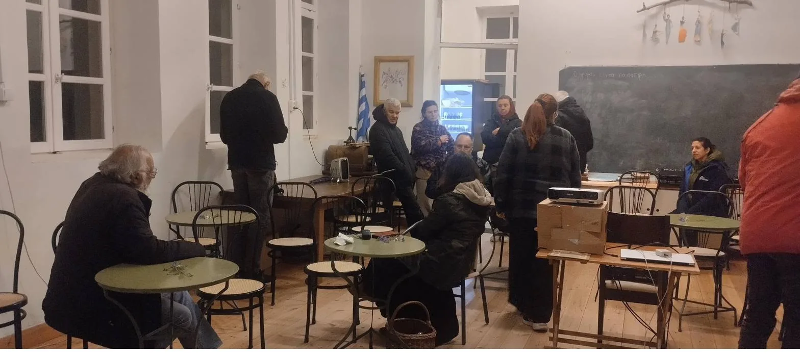 Impression from the screening of the documentary TACK in Neochori (3)